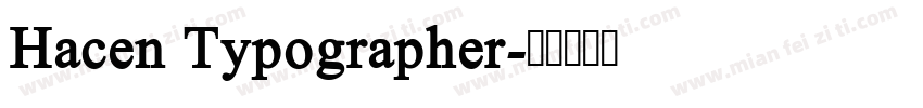Hacen Typographer字体转换